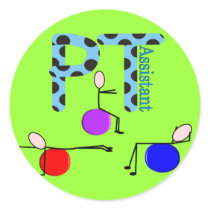 Physical Therapy Assistant Gifts Round Sticker