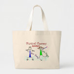 Physical Therapy Assistant Stick People Design Tote Bags