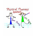 Physical Therapy Assistant Stick People Design t-shirts