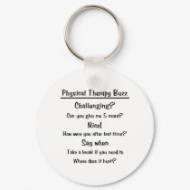 Physical Therapy Buzz Keychain