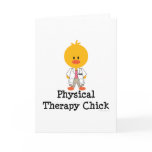 Physical Therapy Chick Greeting Card