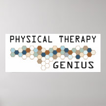 Physical Therapy Genius Poster