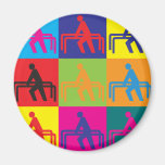 Physical Therapy Pop Art Magnet