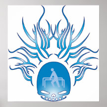 Physical Therapy Skull Posters