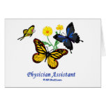 Physician Assistant Butterfly cards