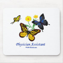 Physician Assistant Butterfly mousepads by doctor_stuff Physician Assistant Butterfly mousepads