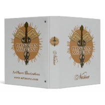 Physician Assistant Caduceus binders