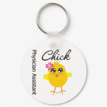 Physician Assistant Chick keychains
