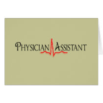 Physician Assistant Gifts, QRS Design Card