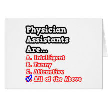 Physician Assistant Quiz...Joke Greeting Cards