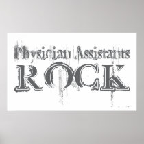 Physician Assistants Rock Poster