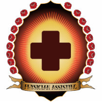Physician Assisting Mandorla photo sculptures