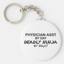 Physician Asst Deadly Ninja Keychains