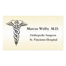 Physician Business Card Template