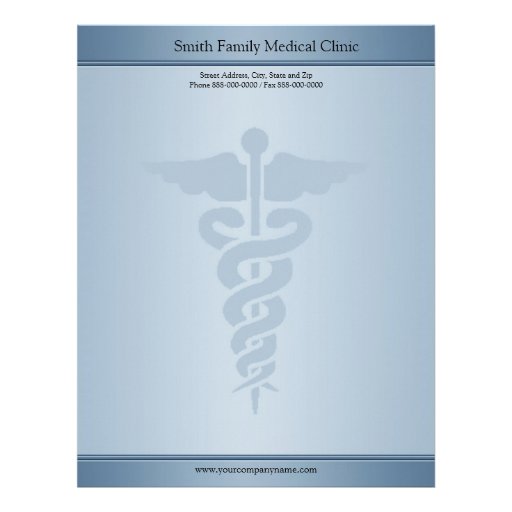 Physician Medical Doctor Letterhead | Zazzle