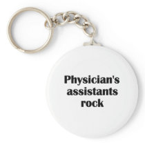 Physician's Assistants Rock Keychains