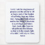 Physician's Prayer Mouse pad