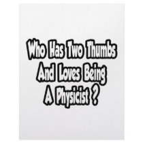 Physicist Joke...Two Thumbs Letterhead Template