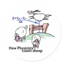 Physicists Counting Sheep stickers by GeeksRUs Physicists Counting Sheep stickers