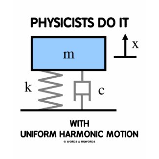 Physicists Do It With Uniform Harmonic Motion shirt