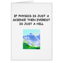 physics and the universe greeting cards