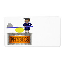 Physics Custom Shipping Labels