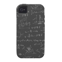 Physics diagrams and formulas case for the iPhone 4