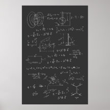 Physics diagrams and formulas posters