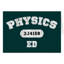 Physics Ed Cards
