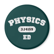 Physics Ed Refrigerator Magnet