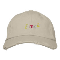Physics Embroidered Hat embroidered hats