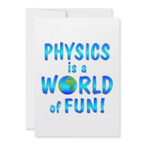 Physics Fun Personalized Invitations