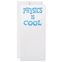 Physics is Cool rack cards