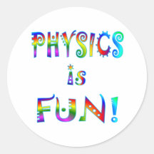 Physics is Fun Stickers