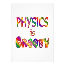 Physics is Groovy Custom Invite