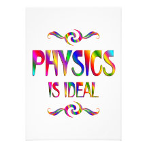 Physics is Ideal Custom Invitation