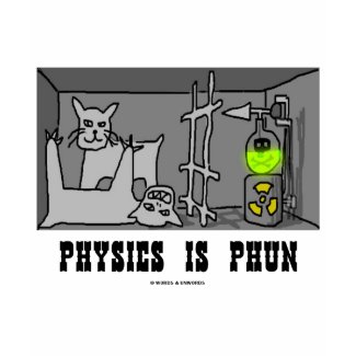 Physics Is Phun (Fun) (Schrödinger's Cat Thought) shirt