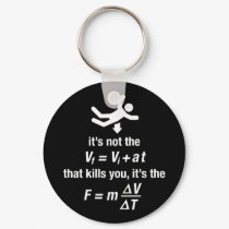 physics - it's the sudden deceleration that kills  keychains
