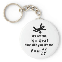 physics - it's the sudden deceleration that kills  keychains