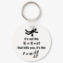 physics - it's the sudden deceleration that kills  keychains