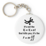 physics - it's the sudden deceleration that kills  keychains