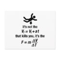 physics - it's the sudden deceleration that kills postcards by strk3 physics - it's the sudden deceleration that kills postcards