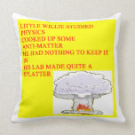 physics joke pillows