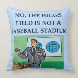 physics joke throw pillows