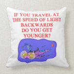 physics joke pillow