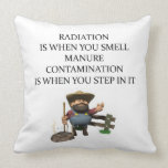 physics joke throw pillows