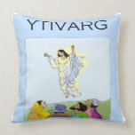 physics joke throw pillow