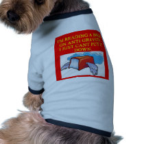 physics joke dog t shirt