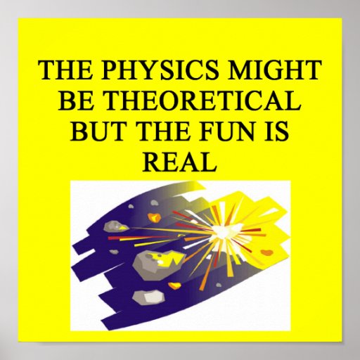 PHYSICS POSTER Zazzle