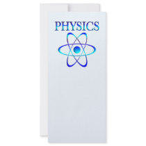 Physics Customized Rack Card